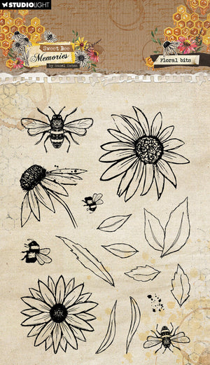 Studio Light - Clear Stamp Set - A6 - Hazel Eaton - Floral Bits