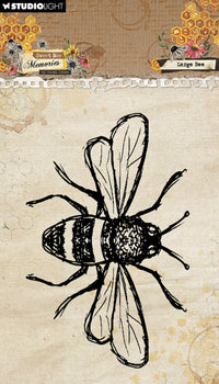 Studio Light - Clear Stamp Set - A7 - Hazel Eaton - Large Bee