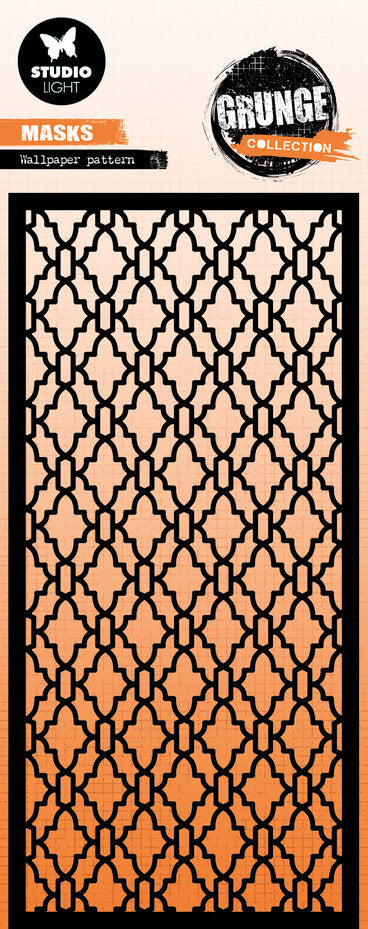 Studio Light - 4 x 8.25 - Grunge - Stencil - Wallpaper Pattern