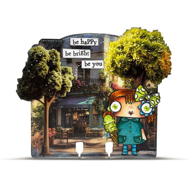 AALL & Create - Washi Tape - 134 - Artour de Mwa - Terrasse Fleurie