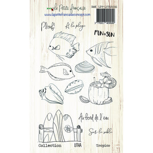 La Petite Française - Clear Stamp Set - A6 - Tropical Fish