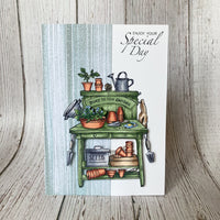 Hobby Art Stamps - A6 - Clear Polymer Stamp Set - Busy in the Garden
