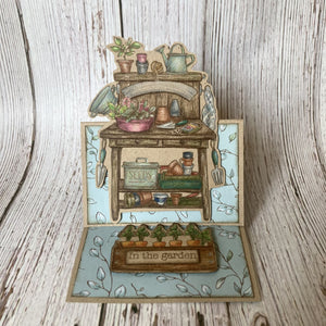 Hobby Art Stamps - A6 - Clear Polymer Stamp Set - Busy in the Garden