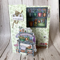 Hobby Art Stamps - A6 - Clear Polymer Stamp Set - Busy in the Garden
