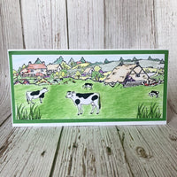 Hobby Art Stamps - Clear Polymer Stamp Set - A5 - Farm Scenes