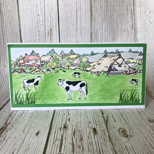 Hobby Art Stamps - Clear Polymer Stamp Set - A5 - Farm Scenes