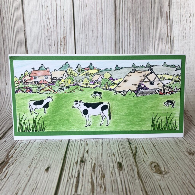 Hobby Art Stamps - Clear Polymer Stamp Set - A5 - Farm Scenes