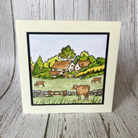 Hobby Art Stamps - Clear Polymer Stamp Set - A5 - Farm Scenes