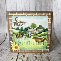 Hobby Art Stamps - Clear Polymer Stamp Set - A5 - Farm Scenes