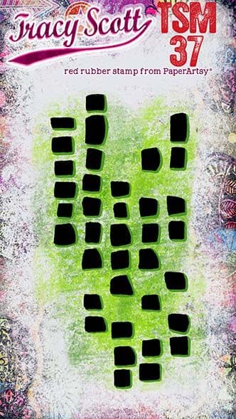PaperArtsy - Tracy Scott MINI 37 - Rubber Cling Mounted Stamp Set