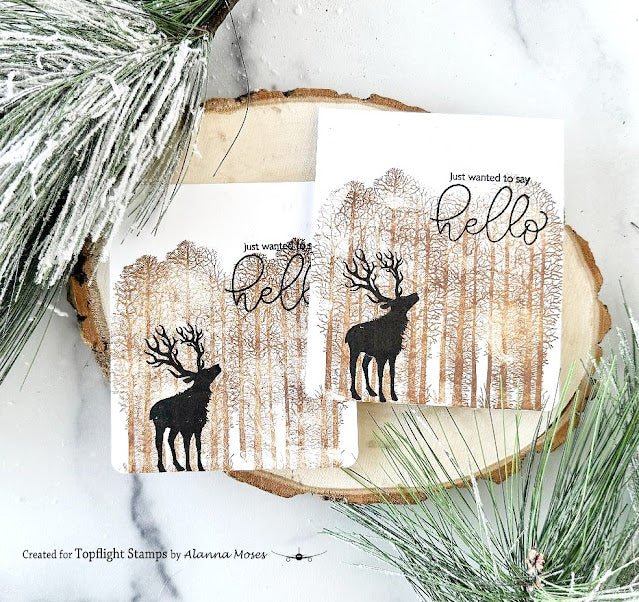 Lavinia - Reindeer (small) - Clear Polymer Stamp
