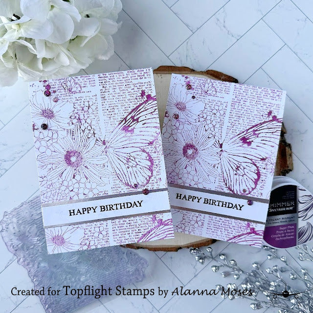 Visible Image -  A6 - Clear Polymer Stamp Set - Best  Birthday Ever