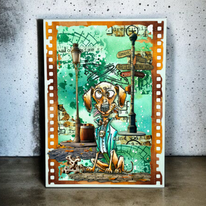 AALL & Create - A6 - Clear Stamps - 1270 - Author De Mwa - Wacky Woof Tales