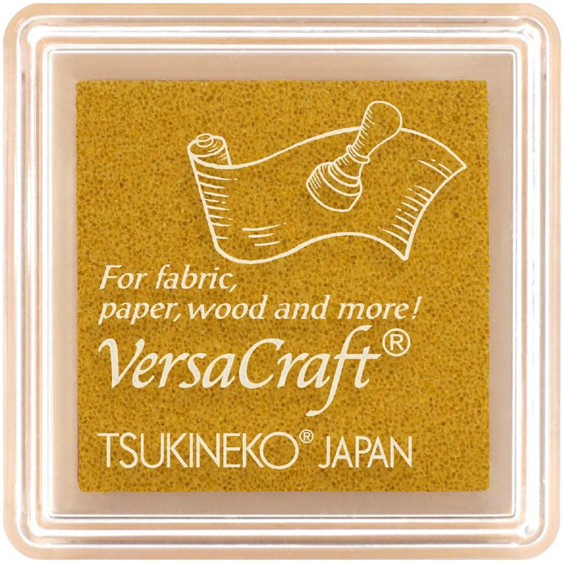 Tsukineko - VersaCraft Mini Ink Pad - Mustard Yellow
