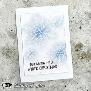 Visible Image - A6 - Clear Polymer Stamp Set - Sketched Snowflakes