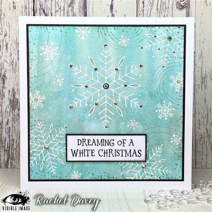 Visible Image - A6 - Clear Polymer Stamp Set - Sketched Snowflakes