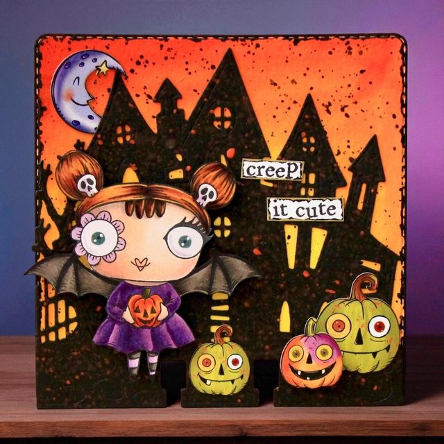 AALL & Create - A7 - Clear Stamps- 1299 - Janet Klein - Fright Bites