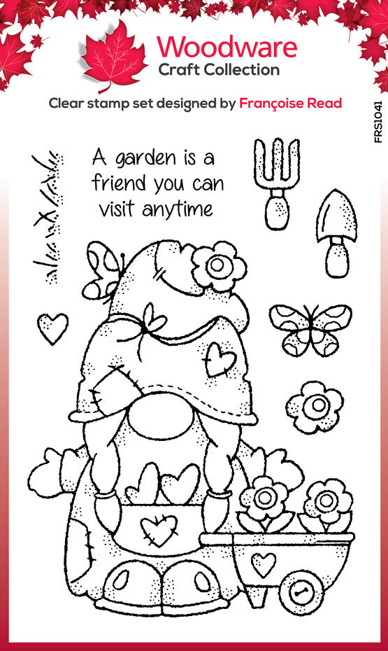 Woodware - Clear Stamps - A6 - Green Fingers Gnome