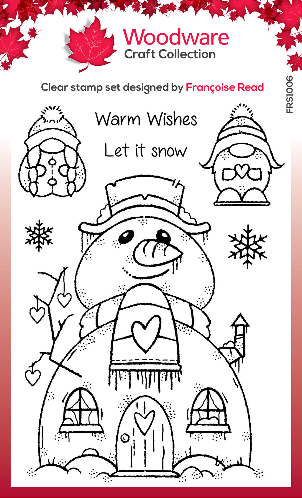 Woodware - Clear Stamps - A6 - Snow Gnomes