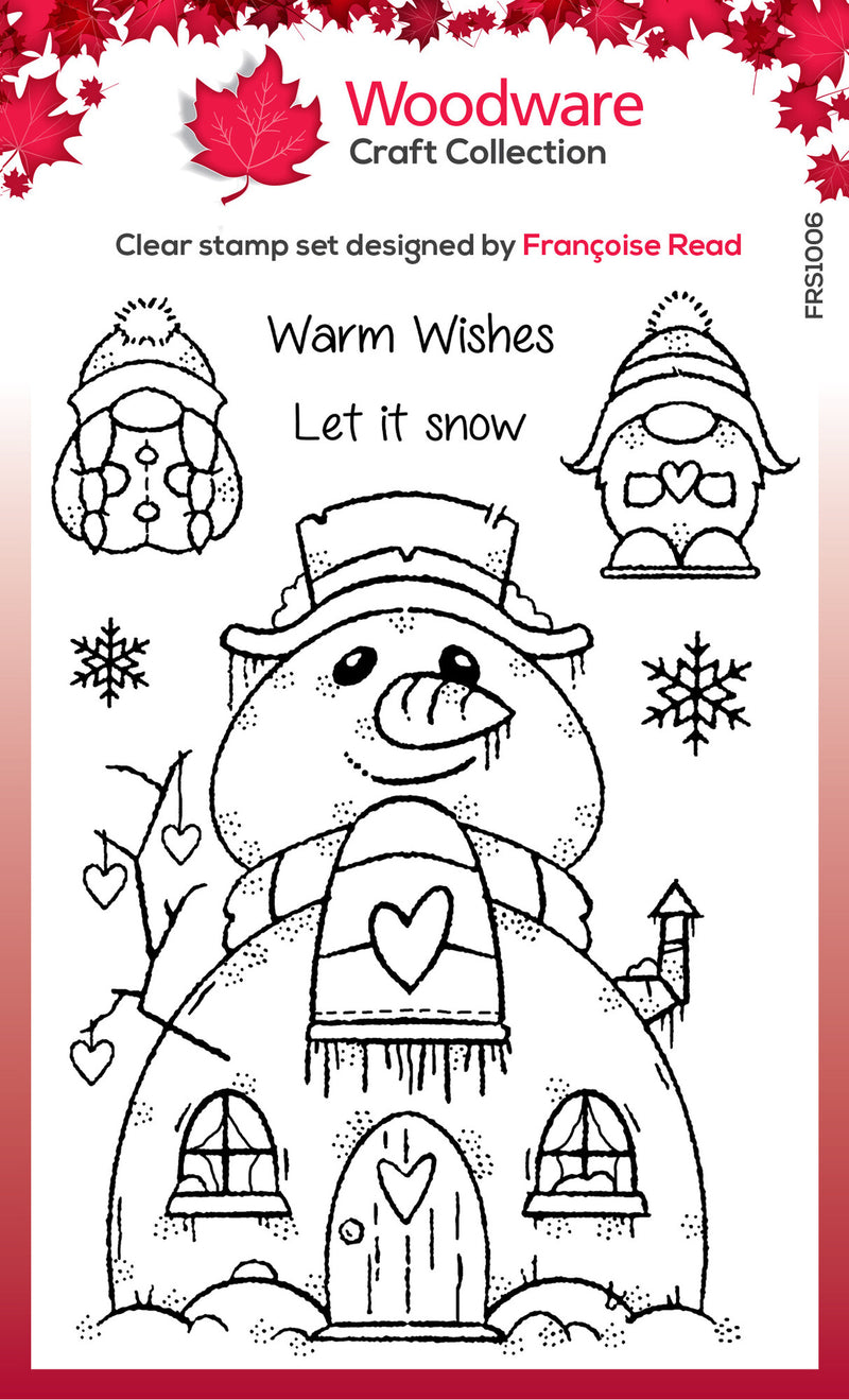 Woodware - Clear Stamps - A6 - Snow Gnomes