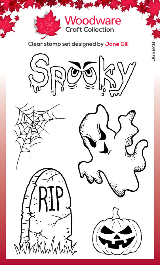 Woodware - Clear Stamps - A6 - Spooky Going On