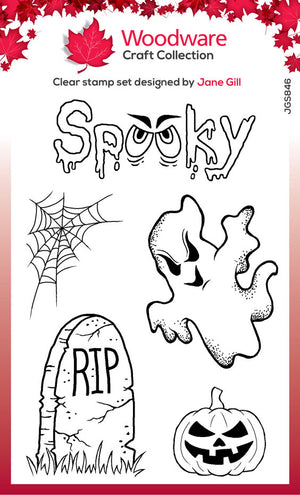 Woodware - Clear Stamps - A6 - Spooky Going On