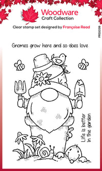 Woodware - Clear Stamps - A6 - The Gardener Gnome