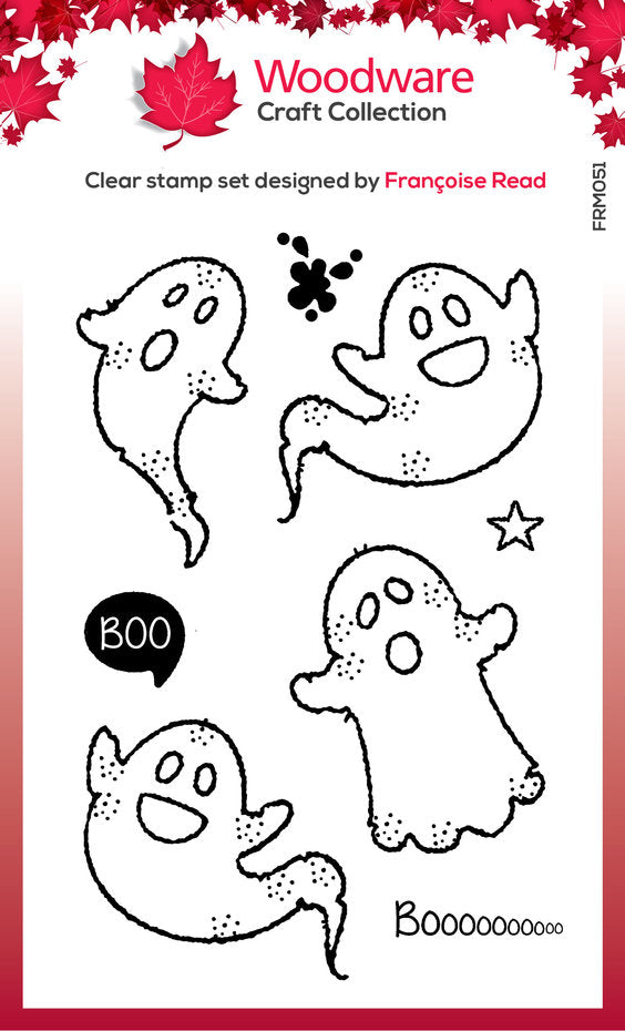 Woodware - Clear Stamps - A7 - Tiny Ghost