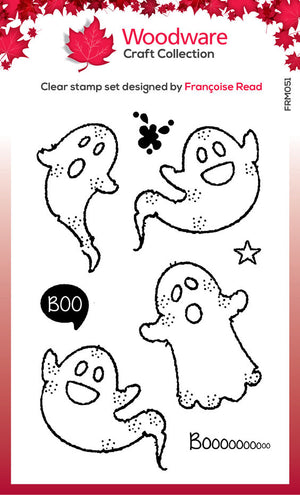 Woodware - Clear Stamps - A7 - Tiny Ghost
