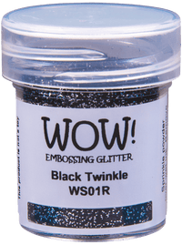 WOW! Embossing Powder - Black Twinkle