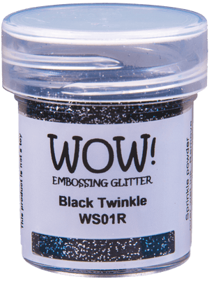 WOW! Embossing Powder - Black Twinkle