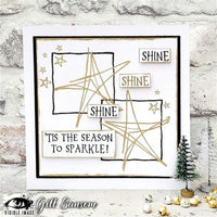 Visible Image - A6 - Clear Polymer Stamp Set - Sketched Stars