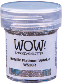 WOW! Embossing Powder - Metallic Platinum Sparkle