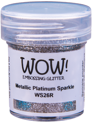WOW! Embossing Powder - Metallic Platinum Sparkle