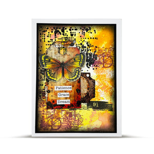 AALL & Create - A7 - Clear Stamps - 1261 - Autour De Mwa - Stained Geometry