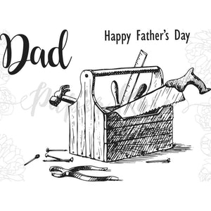 Paper Rose - Dad's Toolbox - Clear Stamps