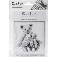 Crafty Individuals - Unmounted Rubber Stamp - 440 - Two Teds - Teddy Bears