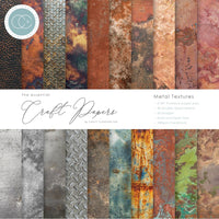Craft Consortium - 6 x 6 Paper Pad - Metal Textures