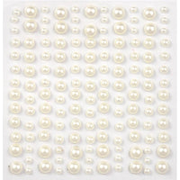 Craft Consortium - Adhesive Pearls - Natural