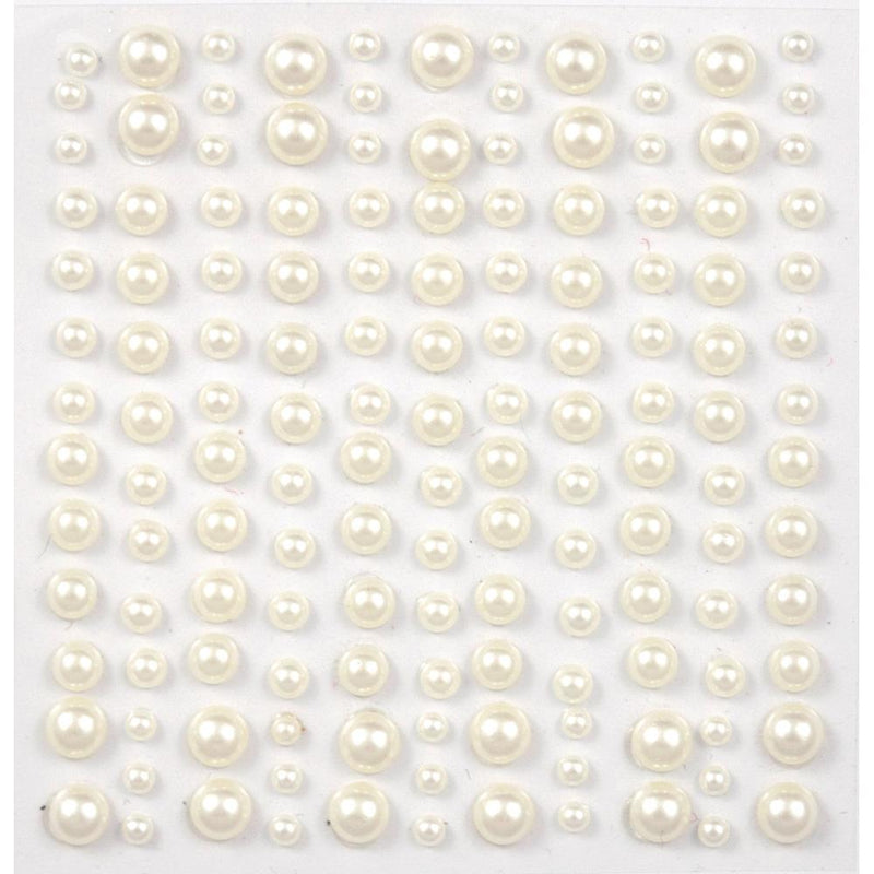 Craft Consortium - Adhesive Pearls - Natural