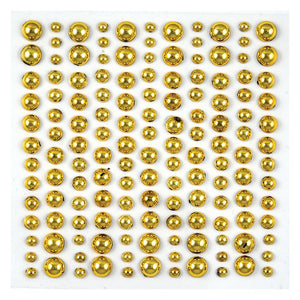 Craft Consortium - Adhesive Pearls - Gold