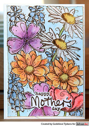 Darkroom Door - Rubber Stamp Set - Fine Flowers Vol 2