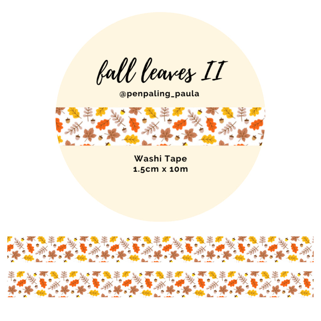 Penpaling Paula - Washi Tape - Fall Leaves II