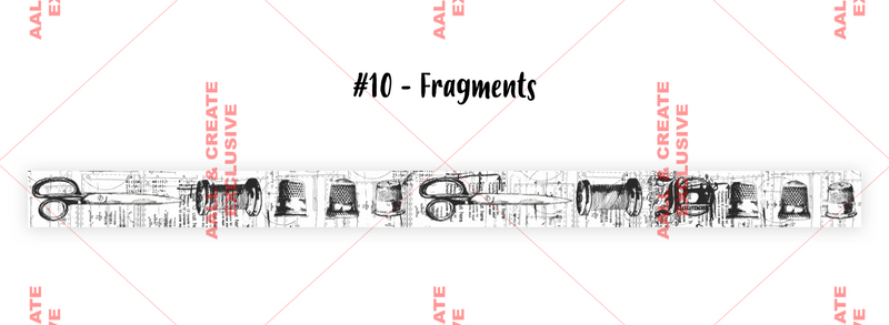 AALL & Create - Washi Tape - #10 - Fragments - Tracy Evans