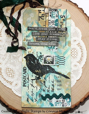 PaperArtsy - Sara Naumann 52 - Rubber Cling Mounted Stamp Set