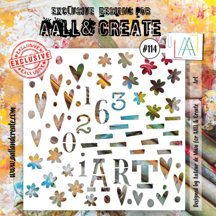 AALL & Create - Stencil - 114 - Art