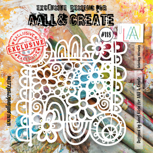 AALL & Create - Stencil - 118 - Saturday Morning