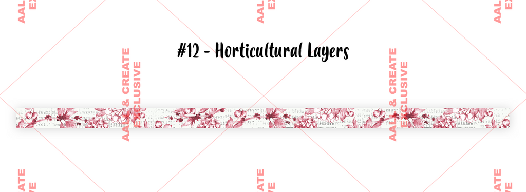 AALL & Create - Washi Tape - 12 - Horticultural Layers - Tracy Evans