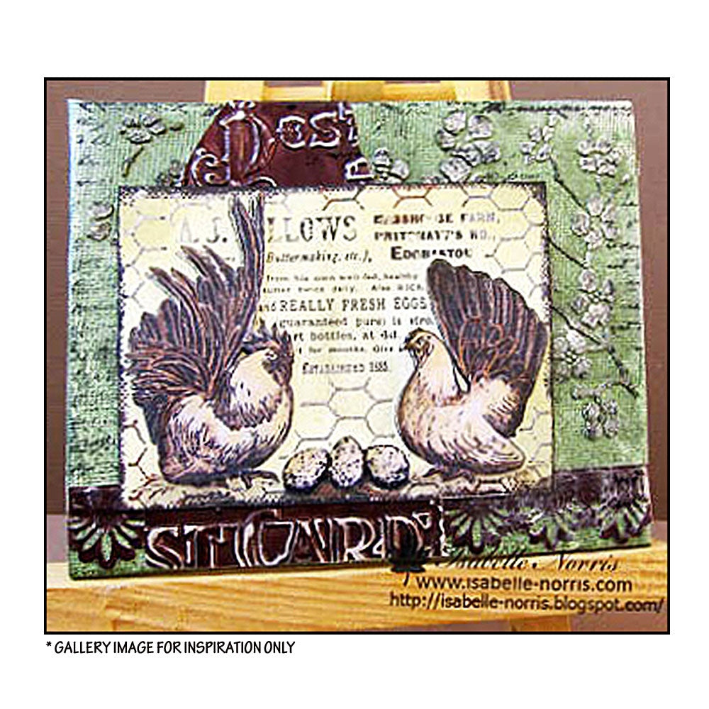 Crafty Individuals - Unmounted Rubber Stamp - 289 - Fresh Eggs