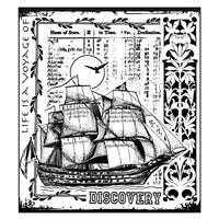 Crafty Individuals - Unmounted Rubber Stamp - 295 - Voyage of Discovery